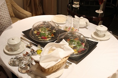 江戸前食材たっぷりの日航東京ルームサービスディナー「江戸前夕食」を食べました